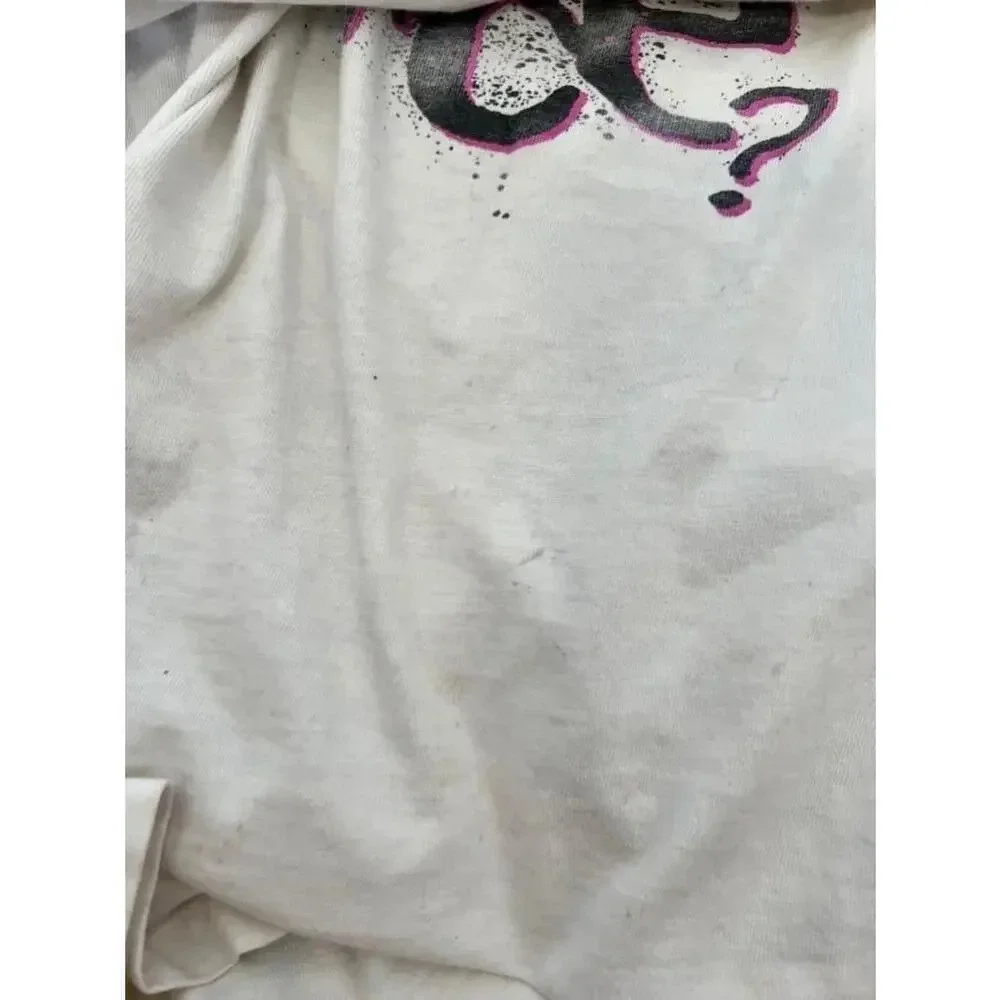 Vintage 80s/90s Nike rare sugar & spice & everything nice‎ white tshirt size M